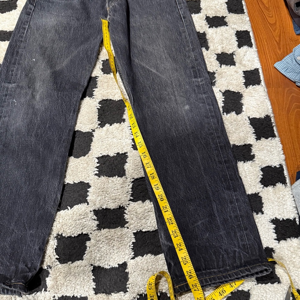 Levi's Men's Straight Jeans - Black - Picture 9 of 9